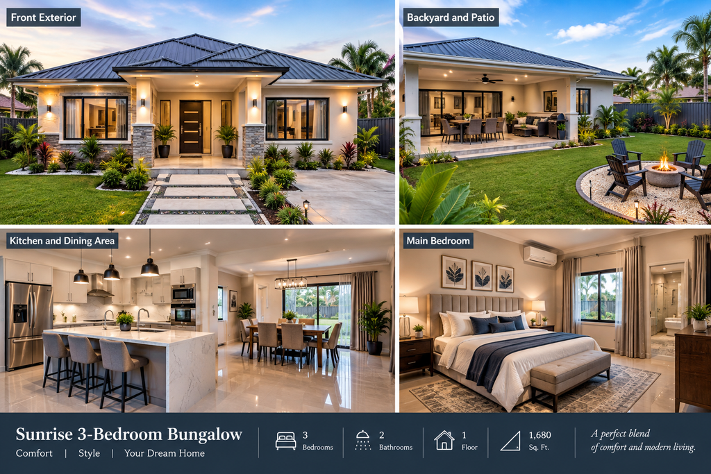 3 Bed · 2 Bath